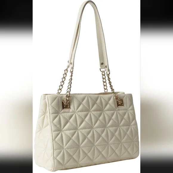 Kate Spade NY Sedgewick Place Phoebe Shoulder Bag Purse Quilted Cream Ivory - Picture 7 of 15
